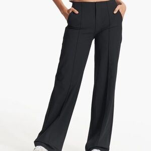 Vuori wide leg meta pants black xs